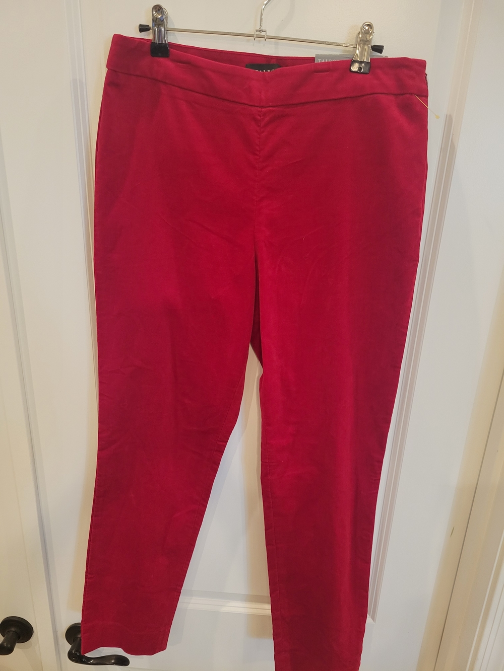 Talbots Chatham Ankle Pants in Red